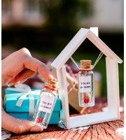 Personalized gift for her, Wish jar, Engagement gift, Mindfulness gift, Boyfriend gift, Girlfriend gift Message in a bottle