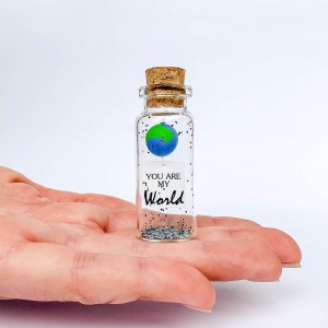 You are my world Personalized gift for girlfriend Miniature globe Cute boyfriend gift Tiny earth Girlfriend gift Best Friend Gift