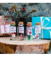 Merry Christmas Boyfriend Gift, Best Friend Gift, Miniature Deer Christmas gift for her, Wish jar, Sister Gift, Girlfriend Gift