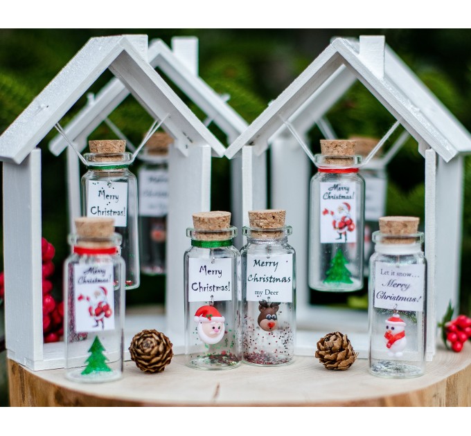 Merry Christmas Boyfriend Gift, Best Friend Gift, Miniature Deer Christmas gift for her, Wish jar, Sister Gift, Girlfriend Gift
