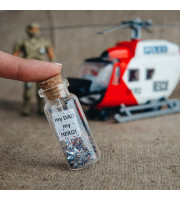 Fathers day gift, Dad Gift from son, Gift for Grandfather, Police Officer Gift, Fathers Day gift from Daughter, Message in Bottle