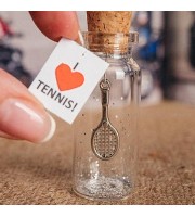Tennis gift Sport gift Tennis player gift Personalized gift Tennis racket Miniature gift I love sport Health gift I love big tennis