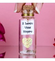 I love you more, Message in a Bottle, Gift for Boyfriend, Girlfriend gift, Mature,  Anniversary gift for her, Special gift for him, Wish jar