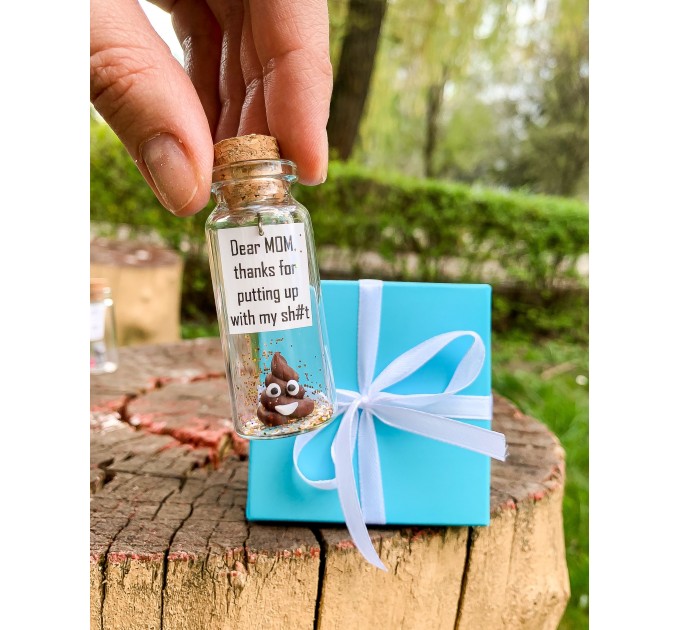 Funny birthday gift for mom Humorous poop gift for mother from daughter Personalized birthday gift for Mommy from son Novelty cute gift