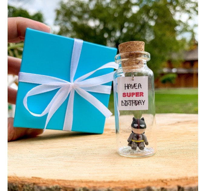 Boyfriend birthday gift Superhero birthday gift for him Personalized Happy Birthday gift man