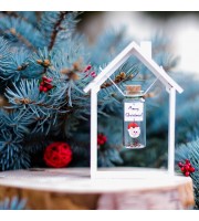 Boyfriend Christmas gift, Santa Gift, Merry Christmas, Miniature Santa Clause, Christmas gift for husband, Message in a bottle, Wish Jar