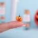 Happy Halloween Best Friend Gift, Miniature pumpkin, Creepy cute, Personalized gift for her, Halloween gift for him, Friendship gift