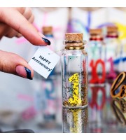 3rd anniversary gift for husband, wedding anniversary for wife, wish jar, 1st anniversary, message in a bottle, inexpensive gift for him