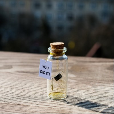 You did it Graduation Gift for Him Grad Gift for Her Small Graduation Gift Idea From Parents Wish Jar Graduation Gifts