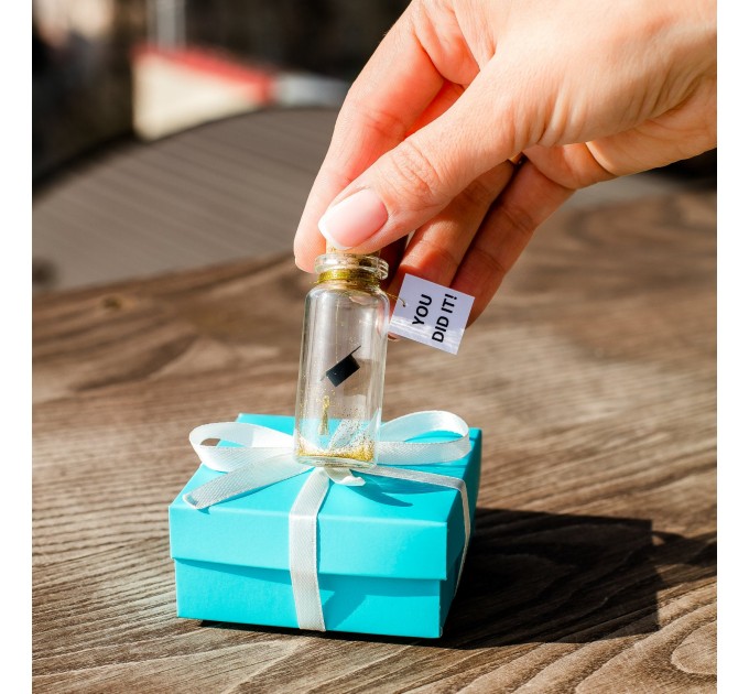 You did it Graduation Gift for Him Grad Gift for Her Small Graduation Gift Idea From Parents Wish Jar Graduation Gifts