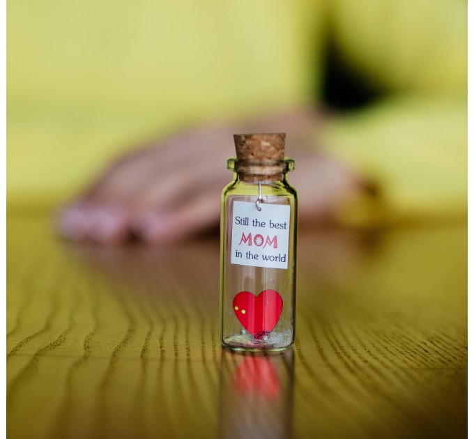 Mom Gift, Personalized Gift for Mother, Grandma Gift, Birthday Gift, Miniature Wish Jar, Cute Message in a Bottle, Mothers day gift