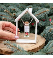 New Home Christmas Gift First Home Christmas Present Cute Housewarming Gift New Homeowner Keepsake Wish Jar Forever Figurines