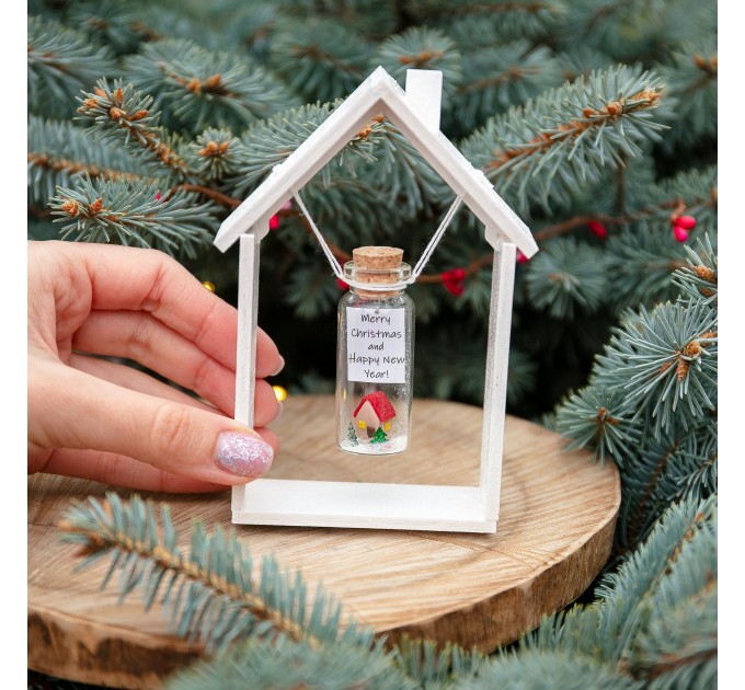 New Home Christmas Gift First Home Christmas Present Cute Housewarming Gift New Homeowner Keepsake Wish Jar Forever Figurines