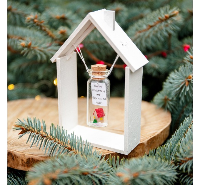 New Home Christmas Gift First Home Christmas Present Cute Housewarming Gift New Homeowner Keepsake Wish Jar Forever Figurines