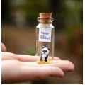 Panda birthday gift Best Friend gifts Miniature panda bear Cute Wish jar Sentimental gift for her Happy Bearday Animal pun Panda lovers gift