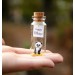 Panda birthday gift Best Friend gifts Miniature panda bear Cute Wish jar Sentimental gift for her Happy Bearday Animal pun Panda lovers gift