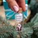 Panda Bear Christmas Miniature Holiday Gift Idea for girlfriend Cute boyfriend gift Funny best friend gift Panda lovers Christmas gift