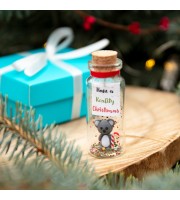 Funny koala gift Cute Christmas gift for friend Small boyfriend gift Holiday gift idea Animal gift Sweet gift for him Fun present