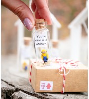 Funny boyfriend gift Cute gift for girlfriend You're one in a Minion Present for her Miniature gift for him Cartoon lover