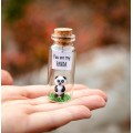 Panda gift Cute panda bear gift for panda lovers Miniature animal figurine Small boyfriend gift Unique girlfriend gift You are my Panda