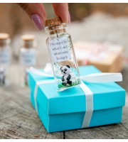 Panda gift Cute panda bear gift for panda lovers Miniature animal figurine Small boyfriend gift Unique girlfriend gift You are my Panda