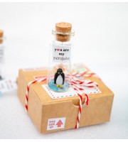 Penguin Gift for Valentine Cute Kawaii Anniversary Gift for Husband or Wife, Boyfriend or Girlfriend I love you present for her, daughter, sister niece Arctic Animals