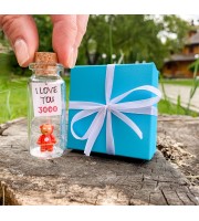 I love you 3000 Unique gift for him Anniversary Gift for Boyfriend Superhero Gift For Him Movie Loves Gift Miniature Wish Jar For Men