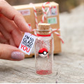 Pokemon gift for boyfriend or girlfriend Valentines Day Present for Him or Her Cute stuff My best catch Pikachu Wish jar