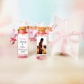 Custom message baby shower favors for guests, personalized party keepsakes with save the date, Its a girl party keepsakes for guests