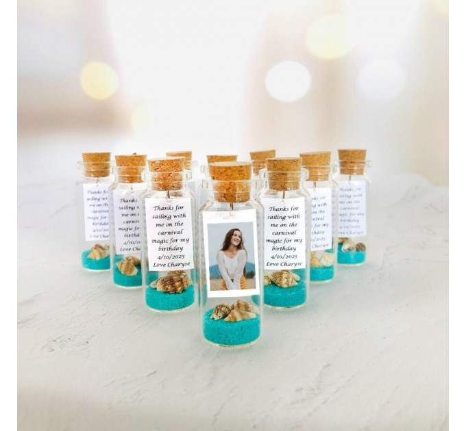 Sweet sixteen favors keepsake for guests, Personalized message in bottle, Mis quince favor in bulk, XV favors for guests, Sweet 16 keepsake