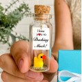 Mini gift box with little duck for Anniversary, Personalized soulmate gift, Miniature Rubber Duck, BFF Birthday Gift For Her Girlfriend Gift