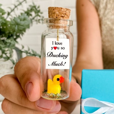 Anniversary Gifts, Unique Gifts, Wife Gift, Boyfriend Gift, Girlfriend Gift, Husband Gift, Funny Dorm Decor, Miniature Rubber Duck