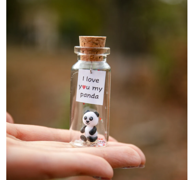Cute gift for her I love you Panda bear gifts Cute animal gift for boyfriend Funny gift for panda lovers Panda gift for girlfriend