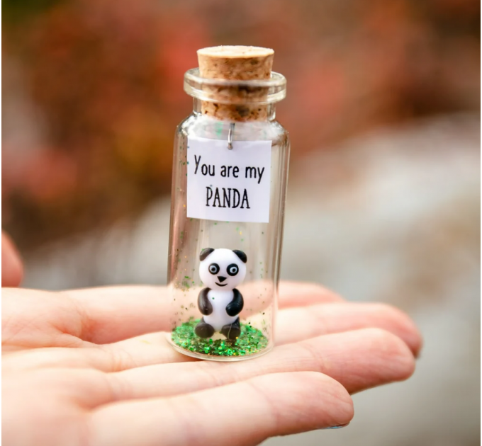 Cute gift for her I love you Panda bear gifts Cute animal gift for boyfriend Funny gift for panda lovers Panda gift for girlfriend
