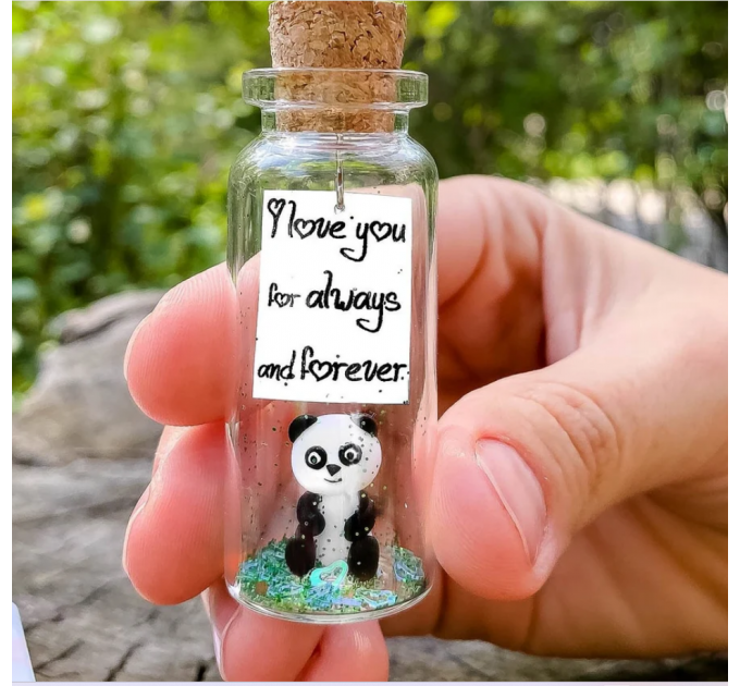 Cute Panda Gift for Mom I Love You For Always and Forever Romantic Anniversary Presents for Her Meaningful Idea for Daughter Sister Niece