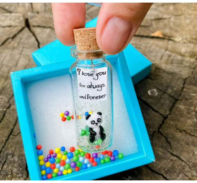 Cute Panda Gift for Mom I Love You For Always and Forever Romantic Anniversary Presents for Her Meaningful Idea for Daughter Sister Niece