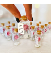 Quince Favors for guests, Quinceañera Souvenirs for Floral party, Rose in a bottle, Sweet 16 Party Favors, Thank You Favors, Bulk favors