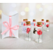 Quinceañera Favor with Message, Customized Favors for Guests, Personalized Guests Gifts, Miniature Rose in a Bottle, Sweet 16 Party keepsake