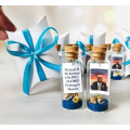 Funeral Photo Favors for guest In Bulk, Personalized Loss of dad memorial guests gifts, Celebration of life favor, Mini bottle as Grief Gift