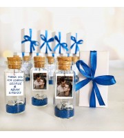 Custom Photo Favors for Guests, Wedding Favors Thank You, Personalized Message in a Bottle Favor For Party Guests