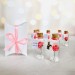 Ruby anniversary party favors, 40 years of marriage save the date favor, Personalized rose in a bottle, Thank you souvenirs for guests