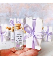 Romantic save the date souvenirs for guests, Personalized heart in a bottle keepsakes in bulk, 1st anniversary party favors for guests