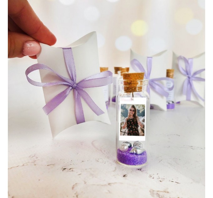 Sweet 16 favors with photo, Custom birthday party favor, Quinceanera favor in bulk, Save the date keepsake for guests, Unique party favors