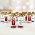 10th anniversary custom party favors, Anniversary guest gifts, Cheers to 10 years souvenirs for guests, Mr and Mrs rustic favors with photo