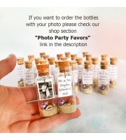 Soon to be mr mrs Engagement Party Favors with Photo, Tropical engagement guest gift, Personalized we're tying the knot favors