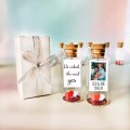 She Said Yes Engagement Party Favors for guests, Personalized fall party favors, Heart in a bottle souvenirs for guests, Tying the knot