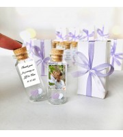 Personalized guest keepsakes for Gay wedding, Message in a bottle guest gifts, Custom Lgbt+ favors for guests, Romantic heart party favors