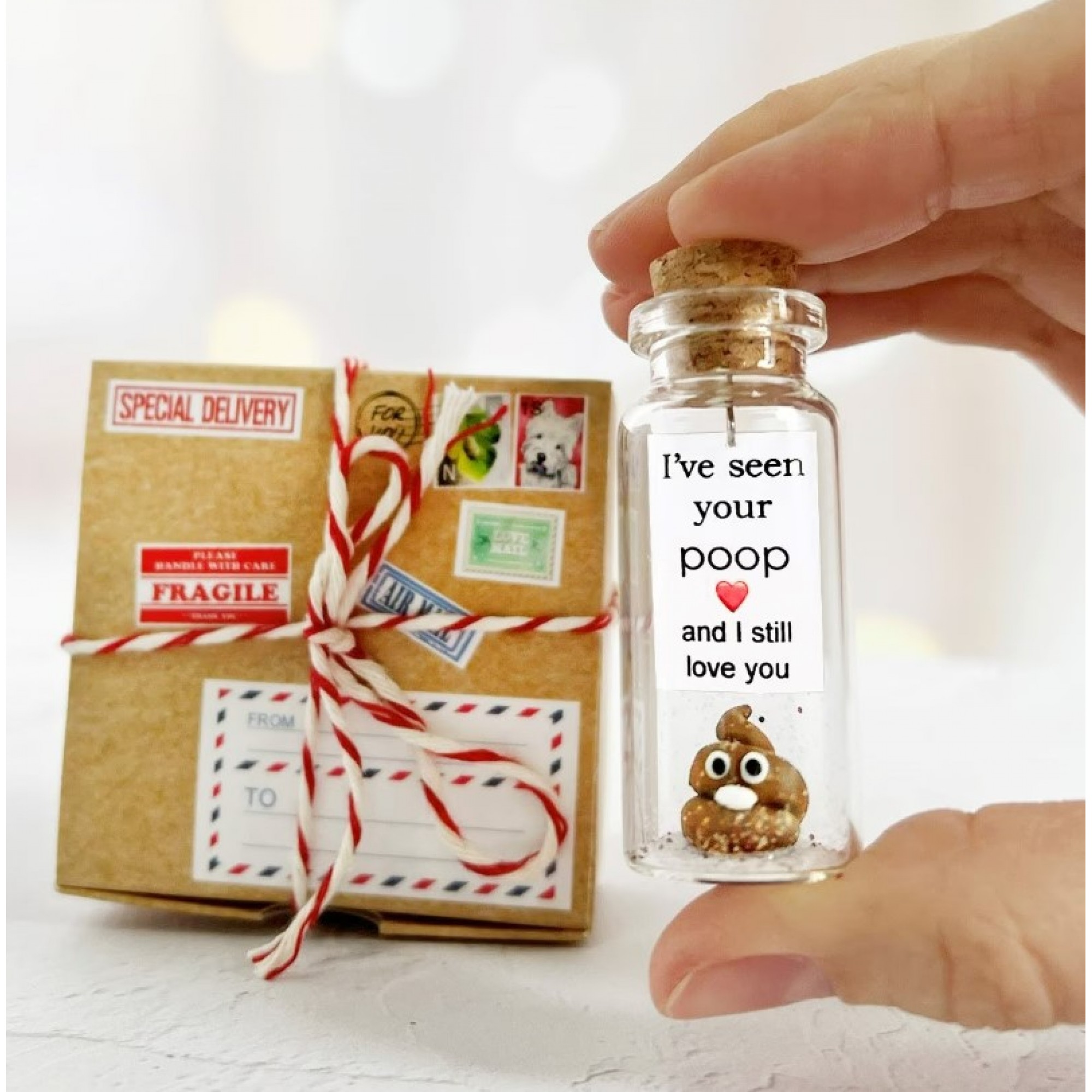 Kseniya Revta Inspirational Message In A Bottle Gift Idea - Classy Gifts For Friends And Family - Unique Boyfriend Girlfriend Presents (White Unicorn - I Always Believed In You, In Wooden