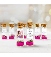 Mis 15 favors with photo, Personalized 16th birthday party favor, Sweet 16th birthday keepsake for guests, Quinceanera giveaway