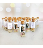 White Wedding Favors for Guests, Custom Photo Favors for Nautical party, Save our date guests gifts, Personalized beach in a bottle favors